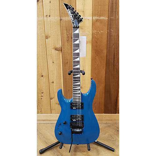 Jackson Used Jackson JS32 Dinky Left Handed Blue Electric Guitar Blue