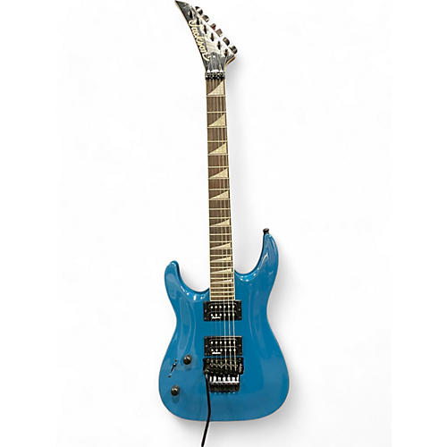 Jackson Used Jackson JS32 Dinky Left Handed Blue Electric Guitar Blue