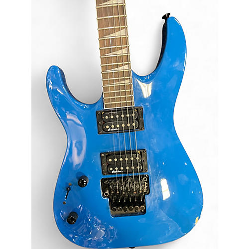 Used Jackson JS32 Dinky Left Handed Blue Electric Guitar Blue
