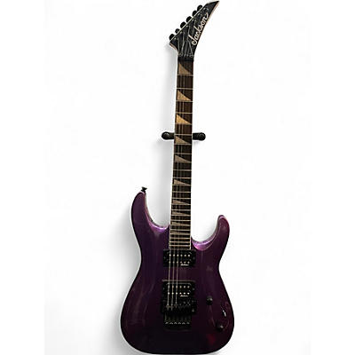 Used Jackson JS32 Dinky Purple Solid Body Electric Guitar