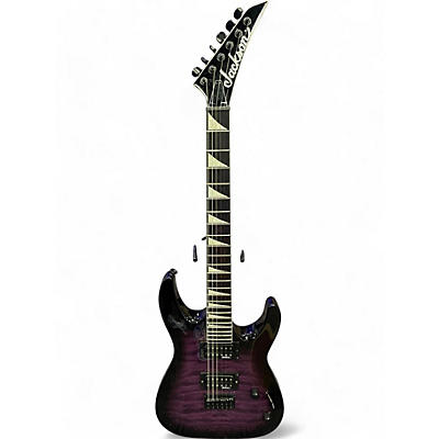 Jackson Used Jackson JS32 Dinky QUILTED PURPLE Solid Body Electric Guitar