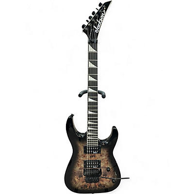 Used Jackson JS32 Dinky Trans Black Burst Poplar Solid Body Electric Guitar