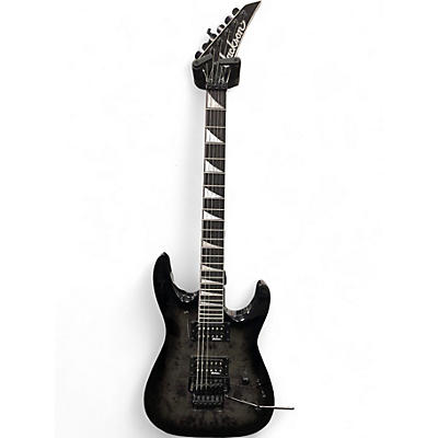 Used Jackson JS32 Dinky Trans Black Solid Body Electric Guitar