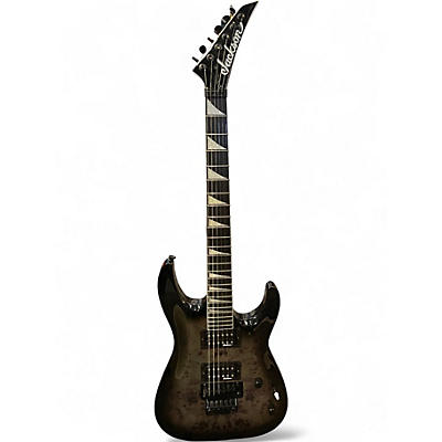 Used Jackson JS32 Dinky Trans Black Solid Body Electric Guitar