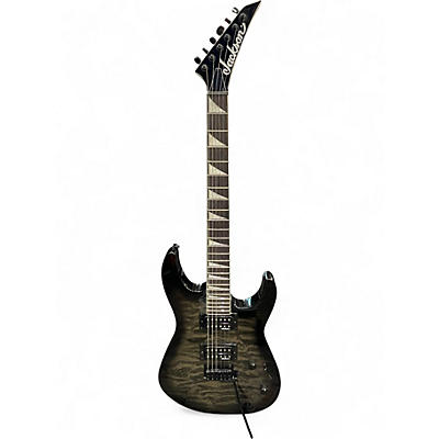 Used Jackson JS32 Dinky Trans Black Solid Body Electric Guitar
