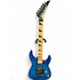 Used Jackson JS32 Dinky Trans Blue Quilt Solid Body Electric Guitar Trans Blue Quilt