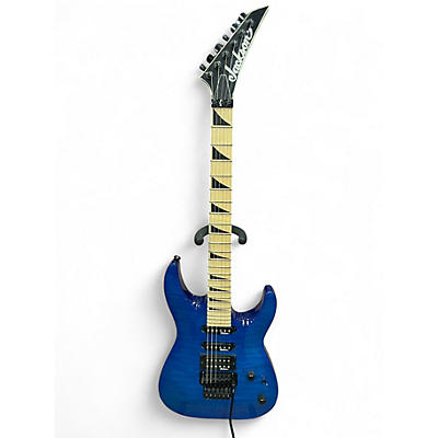 Used Jackson JS32 Dinky Trans Blue Solid Body Electric Guitar