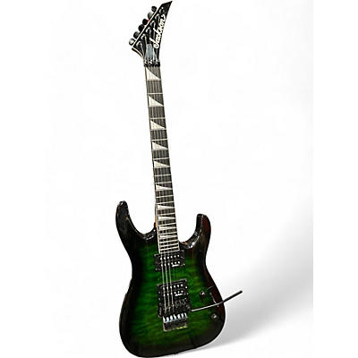 Jackson Used Jackson JS32 Dinky Trans Green Solid Body Electric Guitar