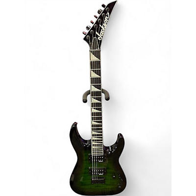 Jackson Used Jackson JS32 Dinky Trans Green Solid Body Electric Guitar