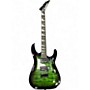 Used Jackson JS32 Dinky Trans Green Solid Body Electric Guitar Trans Green