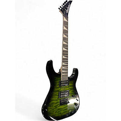 Used Jackson JS32 Dinky Trans Green Solid Body Electric Guitar