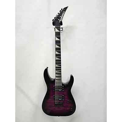 Jackson Used Jackson JS32 Dinky Trans Purple Solid Body Electric Guitar