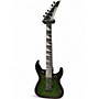 Used Jackson JS32 Dinky green burst Solid Body Electric Guitar green burst