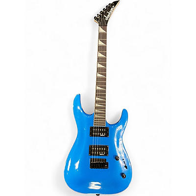 Used Jackson JS32 Dinky metalic blue Solid Body Electric Guitar