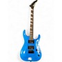 Used Jackson JS32 Dinky metalic blue Solid Body Electric Guitar metalic blue