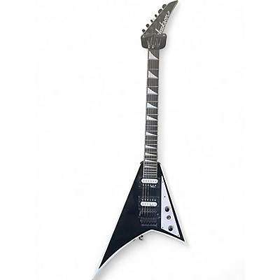Used Jackson JS32 King V Black and White Solid Body Electric Guitar