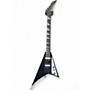 Used Jackson JS32 King V Black and White Solid Body Electric Guitar Black and White