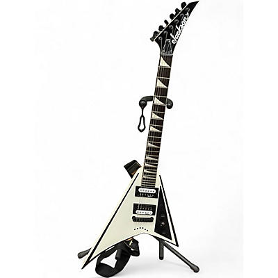 Used Jackson JS32 King V Black and White Solid Body Electric Guitar