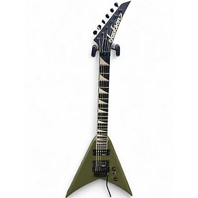 Used Jackson JS32 King V Green Solid Body Electric Guitar