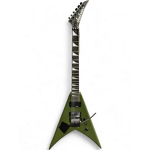 Used Jackson JS32 King V MATTE ARMY DRAB Solid Body Electric Guitar MATTE ARMY DRAB