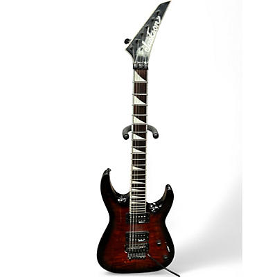 Used Jackson JS32Q Crimson Red Burst Solid Body Electric Guitar