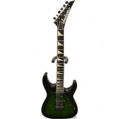 Used Jackson JS32Q DKA HT Trans Green Solid Body Electric Guitar