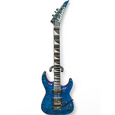 Used Jackson JS32Q DKA Trans Blue Solid Body Electric Guitar