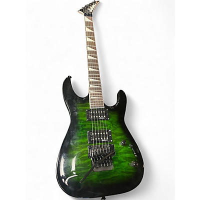Used Jackson JS32Q DKA Trans Green BURST Solid Body Electric Guitar