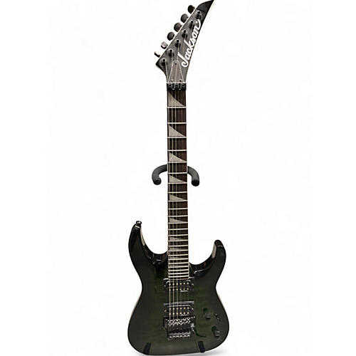 Used Jackson JS32Q Dinky Trans Green BURST Solid Body Electric Guitar Trans Green BURST