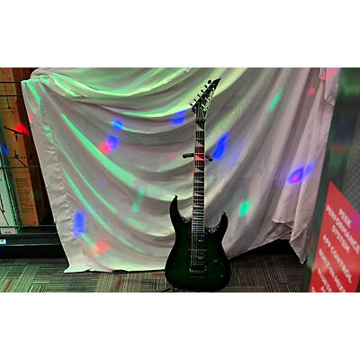 Jackson Used Jackson JS32Q Green Burst Solid Body Electric Guitar