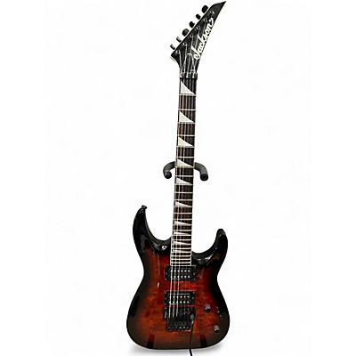 Used Jackson JS32Q Trans Amber Solid Body Electric Guitar