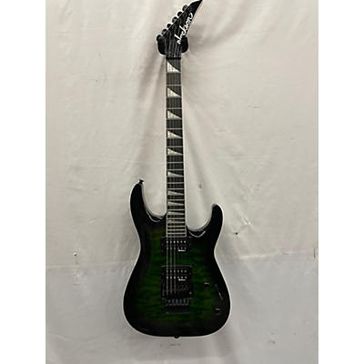 Jackson Used Jackson JS32Q Trans Green Solid Body Electric Guitar