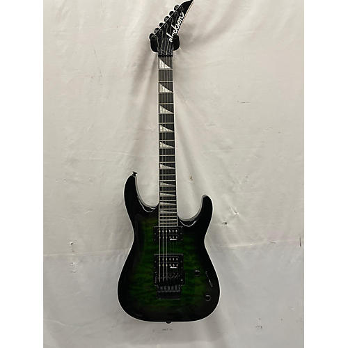 Jackson Used Jackson JS32Q Trans Green Solid Body Electric Guitar Trans Green