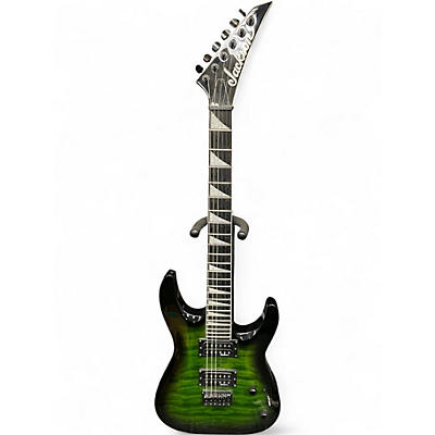 Used Jackson JS32Q Trans Green Solid Body Electric Guitar