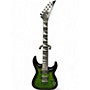 Used Jackson JS32Q Trans Green Solid Body Electric Guitar Trans Green