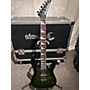 Used Jackson Used Jackson JS32Q Transparent Green Burst Solid Body Electric Guitar Transparent Green Burst