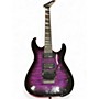 Used Jackson JS32Q Transparent Purple Burst Solid Body Electric Guitar Transparent Purple Burst