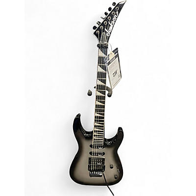 Used Jackson JS32R Black and Silver  Solid Body Electric Guitar