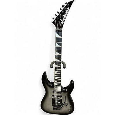 Used Jackson JS32R Dinky Floyd Rose SILVER BURST  Solid Body Electric Guitar