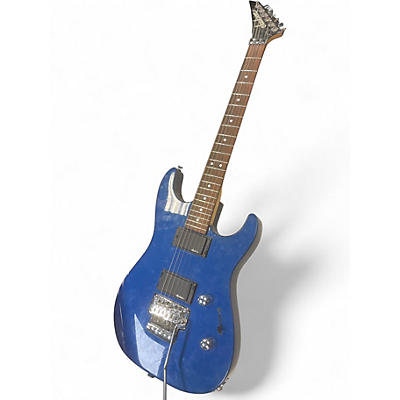 Used Jackson JS32R Dinky Reverse Headstock Blue Solid Body Electric Guitar