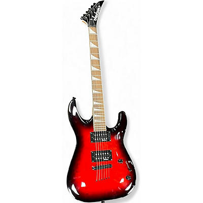 Jackson Used Jackson JS32TQ Dinky Crimson Red Burst Solid Body Electric Guitar