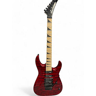 Jackson Used Jackson JS32TQ Dinky Crimson Red Trans Solid Body Electric Guitar