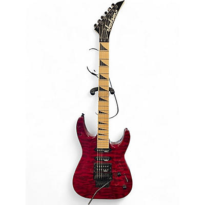 Used Jackson JS32TQ Dinky Crimson Red Trans Solid Body Electric Guitar
