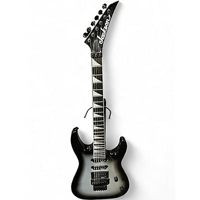 Used Jackson JS34 Dinky Arch Top Silver Burst Solid Body Electric Guitar
