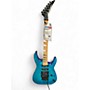 Used Jackson JS34Q Dinky AQUA BLUE Solid Body Electric Guitar AQUA BLUE