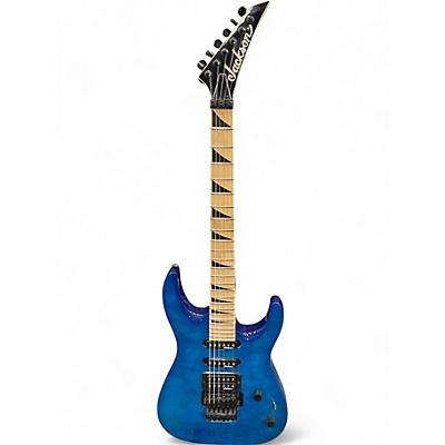 Jackson Used Jackson JS34Q Dinky BLUE Solid Body Electric Guitar