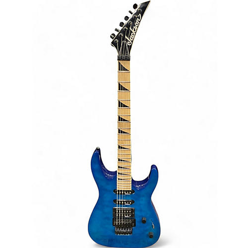 Jackson Used Jackson JS34Q Dinky BLUE Solid Body Electric Guitar BLUE