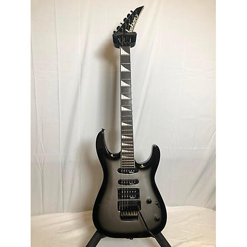 Jackson Used Jackson JS34Q Dinky Black And Silver Solid Body Electric Guitar Black and Silver