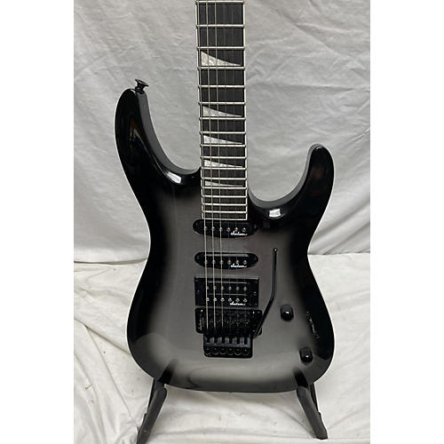 Jackson Used Jackson JS34Q Dinky Black And Silver Solid Body Electric Guitar Black and Silver