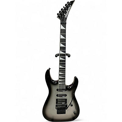 Used Jackson JS34Q Dinky Black and Silver Solid Body Electric Guitar